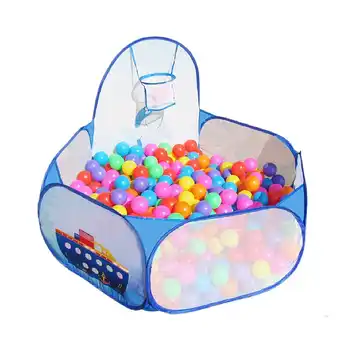 Kid-Ball-Pit-Basketball-Hoop-6-Months-Child-Toddler-Ocean-Pool-Tent-Boys-Girls-Healthy-Popup-Dolphin-Play-Tent-Only-Tent