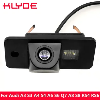 KLYDE Automobilių HD Galinio vaizdo Atvirkštinio Statymo Pagalbos Kamera 170 Laipsnių Naktį Vizija Audi A3 S3, A4, S4 B6 A6 S6 Q7 A8 S8 RS4 RS6