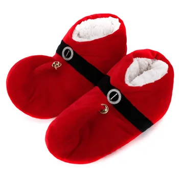 KushyShoo Moterų Batai Mielos Moterys, Šlepetės Anti-slydimo Namų Patalpų Kalėdų 3D Gyvūnų Elnių Pūkuotas Šlepetes Zapatos De Mujer