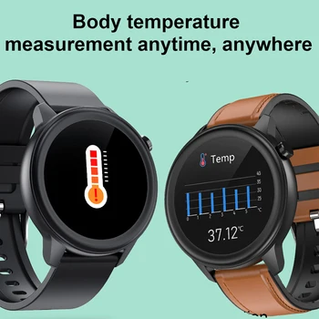 Kūno Temperatūros Matavimo Smart Watch Vyrų 1.3