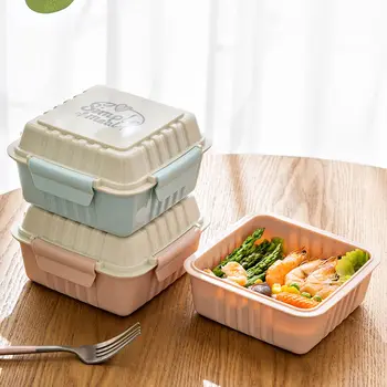 Kūrybos Plastiko Priešpiečių Dėžutė Maisto Konteineryje Mikrobangų Krosnelė Nuimama pertvara Pietūs Bento Dėžutės Lunchbox Nemokamas Pristatymas