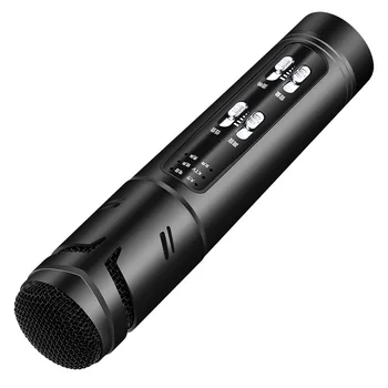 Laidinis mikrofonas K dainą pokylių mikrofonas, integruota garso plokštė garso tremolo dainuoti mikrofoną tinka išmanųjį telefoną