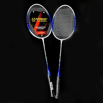 Landson 6927 Didelio Elastingumo Lydinio Badmintono Raketės Du Badmintono Raketės su Nešiojamas Krepšys, Sporto Įranga