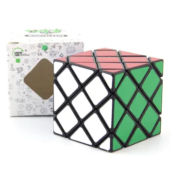 LanLan 8 6 Kryptis Paviršiaus Hexahedron Skewbed Magic Cube Profesinės Greičio Įspūdį Antistress Švietimo Žaislai Vaikams