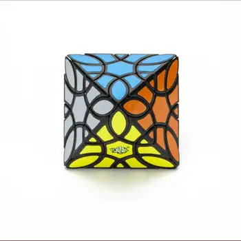 Lanlan Dobilų Octahedron Kubo Magic Cube 3x3 Greičio Įspūdį Magic Cube Lipdukai lipdukas kūdikių žaislai vaikams