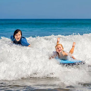 Lauko Pripučiami Burlenčių Vientisos Spalvos Plūduras Kickboard Vaikai Saugus Jūros Banglentės Valdybos