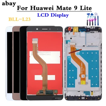 LCD Huawei Mate 9 Lite LCD Ekranas jutiklinis ekranas su rėmu mate9lite BLL-L23 LCD ekranas jutiklinis ekranas su rėmu Pakeitimo