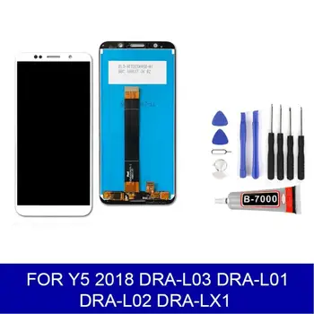 Lcd Huawei Y5 premjero 2018 /Y5 2018 DRA-L03 DRA-L01 DRA-L02 DRA-LX1 Lcd Ekranas Jutiklinis Ekranas Asamblėjos Ekrano atsarginės Dalys