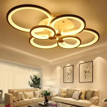 LED apvalus gyvenamojo kambario, miegamojo, valgomojo kambario lubų lempa tamsos akrilo modernus minimalistinio asmenybės modeliavimo lempos Qianxia8807