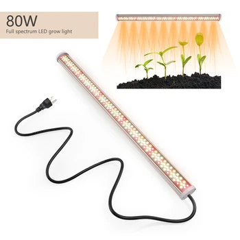 Led Grow Light Bar viso Spektro LED Augalų Auga Lemputės Phytolamp efektą Sukeliančių Augalų, Gėlių Sėklos Hydroponics Augti Palapinė