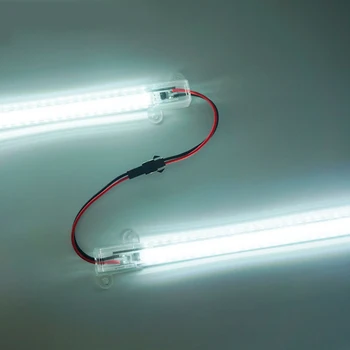 LED Juostelė Šviesos 30cm 2835 LED Standžios Juostelės Energijos Taupymo LED dienos šviesos lempos 220V Didelio Ryškumo Aišku, Shell Virtuvės Demonstravimas