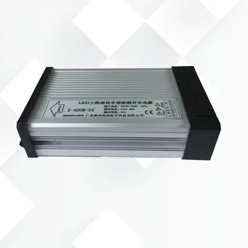 LED Lauko impulsinis Maitinimo šaltinis 400w 5v (12v 24v DC CE ac dc nuolatinės įtampos Rainproof Maitinimo šaltinis