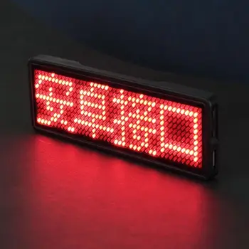 LED Mini Digital Pavadinimas Pranešimą Žymeklį Ženklelis Pasirašyti Vizitinė Kortelė Ekrano PXPE