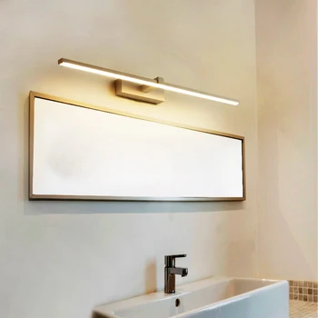 Led veidrodis šviesos Sieniniai šviestuvai, vonios kambarys Vandeniui baltas juodas LED butas lempos, Modernus patalpų Sienos lempos Vonios kambarys Šviesos make up veidrodis