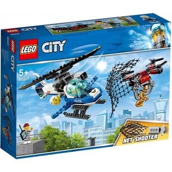 LEGO City Policijos Oro Policijos: medžioklės drone, creative statyba ir nuotykių Nustatyti su žaislų tranų ir minifigure