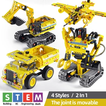 Legoinglys Miesto Transporto Inžinerijos Plytų Žaislai Techninės Ekskavatorius Kranas Modelio Kūrėjas LegoINGlys Blokai Vaikų Dovanų