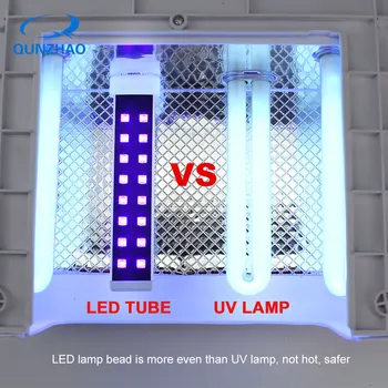 Lempa Nagams, UV LED 16 9W LED 395nm Ultravioletinių Nagų Ledo Lempos Lemputes Pakeisti Gydant Nagų Dailės Džiovintuvas Lemputės Pakeitimas Vamzdis