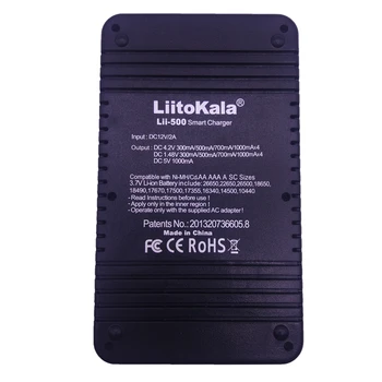 LiitoKala lii-500 LCD), 3,7 V/1.2 V AA/AAA 18650/26650/16340/14500/10440/18500/ Baterijos Kroviklį su ekrano lii500 5V1A