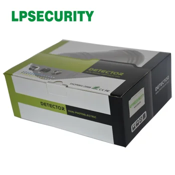 LPSECURITY 100 Metrų Home Security 2 Pluošto Linijiniai Infraraudonųjų spindulių Detektorius.