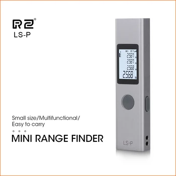 LS-P Lazerinis Nuotolio Matuoklis tolimatis tipo 40m Nešiojamą Mini Įkrovimo LCD Skaitmeninis Lazerinis Nuotolio Matuoklis 131ft Lazerinis Diapazono Ieškiklis