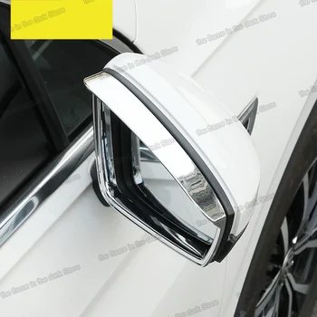 Lsrtw2017 Anglies Pluošto Abs Automobilio galinio vaizdo Padengti Lietaus Antakių Skydo Rėmo Volkswagen Tiguan Vw 2017 2018 2019 2020 2021