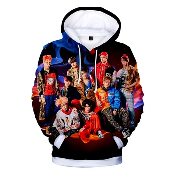LUCKYFRIDAYF mados prekės ženklo NCT kpop sport 3d hoodies Palaidinės vyrų, moterų Hoodie viršūnes atsitiktinis ilgomis Rankovėmis 3D Gobtuvu megztinis 4XL