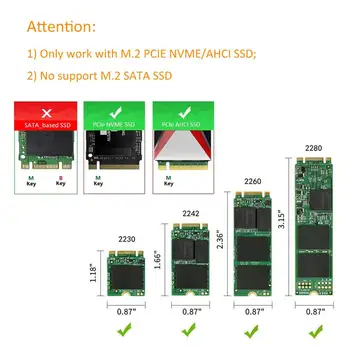 M. 2 PCIE Adapteris, skirtas KOMPIUTERIO Darbalaukį, PCIE GEN3 Visu Greičiu