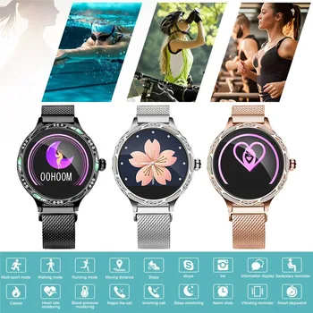 M9 Smart Watch Moterų Fiziologinius Laikotarpį Priminimas Vandeniui Sporto Širdies ritmas, Kraujo Fitneso Apyrankę Phone 