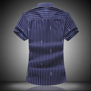 Mados 9 Stiliaus Dizainas Trumpas Rankovės Atsitiktinis Marškinėliai vyriški Dryžuota Palaidinė 2021 M. Vasaros Drabužių ir Azijos Dydis 5XL 6XL