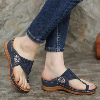 Mados moterų sandalai, suapvalinti tne moterų batai atsitiktinis ir patogus, lauko vasaros mados plius dydis moterų batai