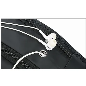 Mados USB Įkrovimo Atsitiktinis Vyrų Krūtinės Pack Oksfordo Vandeniui Lauko Crossbody Krepšiai Vyrams Kelionės Kryžius Body Bag Chestbags