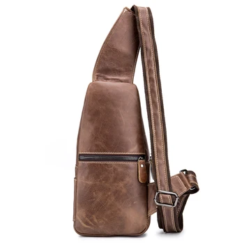 Mados vyriški natūralios Odos Pečių maišą firminio Stiliaus Krūtinės maišelį pečių krepšiai vyrų Vyrų 