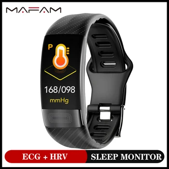 MAFAM P11 Sporto Smart Apyrankę Fitneso Juostoje, Širdies ritmas, Kraujo Spaudimo Monitorius Skambinkite SMS Priminimas 