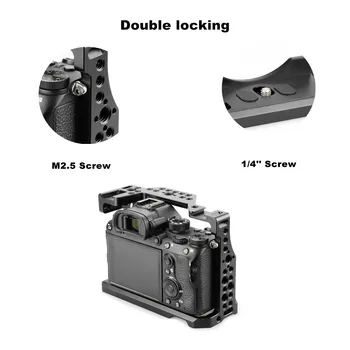 MAGICRIG Kamera Narvas su NATO Rankena + HDMI Kabelis, laikiklis Sony A7RIII /A7III /A7SII /A7RII /A7II /A7M3 Kamera Išplėtimo Rinkinys