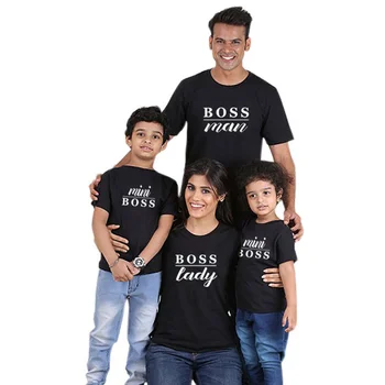 Mamytė Ir Man Atrodo T-shirt Šeimos derinti Drabužius Oufits Tėvas, Sūnus, Mama, Dukra, Mini Boss Vyrų Spausdinti Mama, Tėtis Kūdikių Drabužiai.