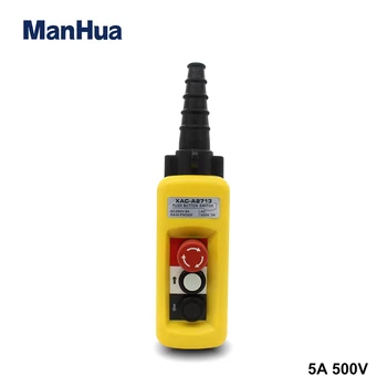 ManHua XAC-A2713 Vandeniui pakabukas kontrolės stotis mygtukas jungikliai(skirti kėlimo ir krovimo paraiškos)