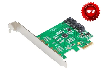 Marvell 88SE9170 2 Uostai SATA 6G PCI Express Valdiklio plokštė PCI-e prie SATA III 3.0 konverteris PCI žemo profilio laikiklis SATA3.0