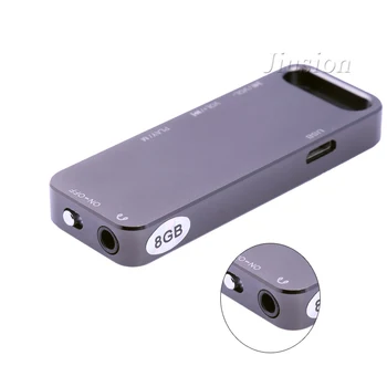 Mažas Mini Nešiojamas Skaitmeninis Diktofonas Rašiklis Su MP3 Funkcija Garso įrašymas 12 valandų Klausytis Muzikos Garso