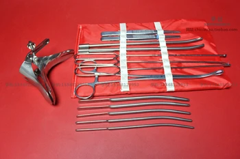 Medicinos ginekologija priemonių SUS 304 nerūdijančio vis dar pilnas komplektas vietą ir gavybos gimdos žiedas chirurginiai įrankiai Extractor