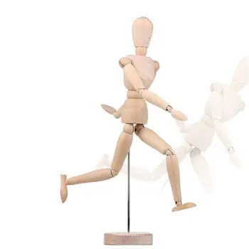 Medinis Manekenas Pav Dažų Eskizas Mediniai Žmogus Modelis Menininkas Kilnojamojo Galūnių Lėlės Vyrų Meno Parengti Veiksmų Skaičius, Manekenas Vaikų Žaislas