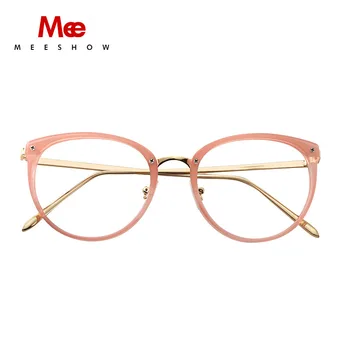 Meeshow Titano Plastiko Akinių rėmeliai, skirti moterų aišku, akiniai, skaidrūs akiniai men' s trumparegystė apvalių akinių rėmeliai TR-90