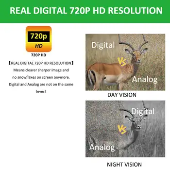 Megaorei 3 Night Vision Rifle taikymo Sritis 720p Vaizdo Įrašymo Medžioklės Optika Regos vaizdo Kamera su Built-in 850nm Lazerio SPINDULIŲ Žibintuvėlis