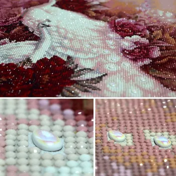 Meian Specialios Formos Deimantų Siuvinėjimo Kinijos Gyvūnų Povas 5D Diamond Tapybos Kryželiu 3D Diamond Mozaika Apdaila