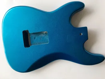 Metallic blue ST elektrinė gitara kūno tuopos medienos, metalo raudonos, geltonos spalvos skiriasi
