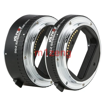 Metalo automatinis fokusavimas AF macro extension tube 12mm+24mm Diafragmos reguliuoti Nikon z mount z6 z7 z50 veidrodžio Kameros