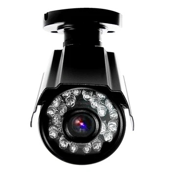 Metalo Nekilnojamojo 1200TVL CCTV Saugumo Priežiūros HD Mini Kamera ircut infraraudonųjų spindulių 24LED 30m Naktinio Matymo Vandeniui IP66 Spalva vidicon