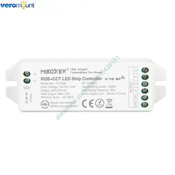 MiBoxer FUT039 (Atnaujintas) RGB+BMT LED Juostos Valdiklis WiFi APP / 2.4 G RF Wireless / Alexa Balso / DMX512 Valdymo Skydelis Valdymo