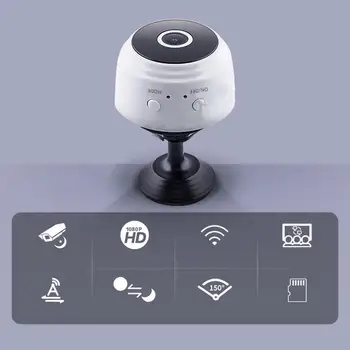 Micro Thuis Draadloze Vaizdo stebėjimo kamerų Mini Saugumo Priežiūros Susitiko Wifi Ip Camara Jutiklis Infrarood Cmos 2MP, Telefonas Signalizacija vaizdo Kameros