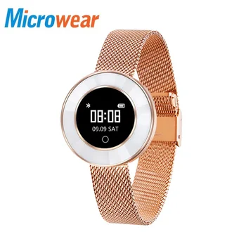 Microwear X6 Mados Smart Watch Moterų fitneso tracker Smart apyrankę, Širdies ritmas, Kraujo Spaudimas IP68 Vandeniui Smartwatch