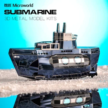 Microworld 3D Metalo Dėlionė Povandeninis laivas Z031 